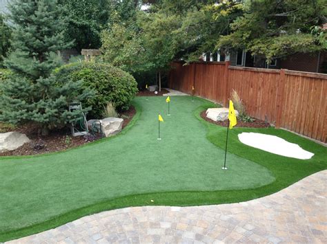 A Golf Enthusiast's Dream ~ A Backyard Putting Green - Marks Landscaping
