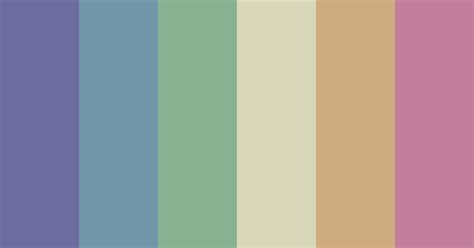 Retro Rainbow Color Scheme Beige