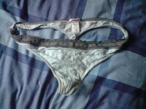 Cum Stained Light Blue Thong Years Old And Well Worn FOR SALE From Cardiff Wales South Glamorgan