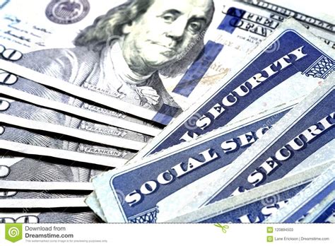 You can replace your social security card for free if it's lost or stolen. Social Security Cards In A Row Pile For Retirement Stock ...