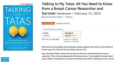 excerpt from “talking to my tatas all you need to know from a breast cancer researcher and
