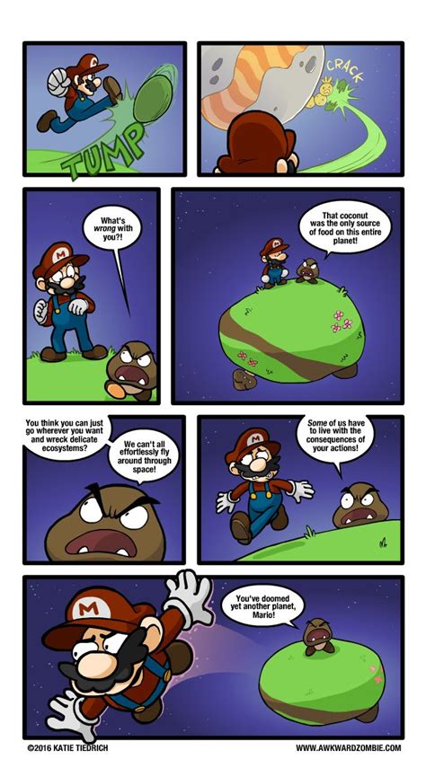 Pin By Buffbiscuit On Super Mario Awkward Zombie Mario Comics Super