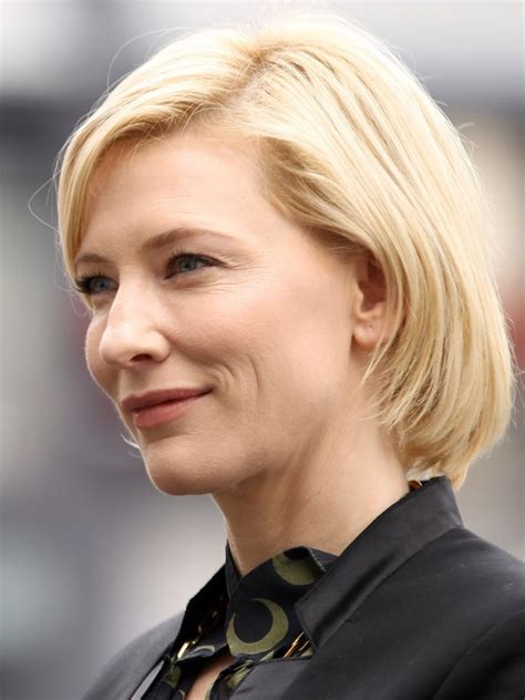 Cate Blanchett Short Bob Hairstyle For Women Over 40s Hairstyles Weekly