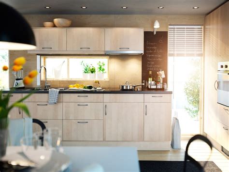How to maximize workspace and storage space while adding style with ikea cabinetry. Minimalist IKEA Kitchen Cabinet Selection in Lighter Tone ...