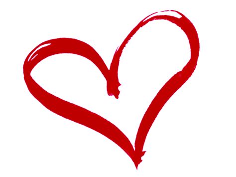 Red Outline Heart Clipart Image 60