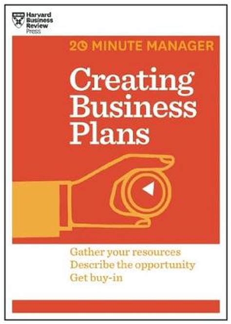 Creating Business Plans By Harvard Business Review Paperback