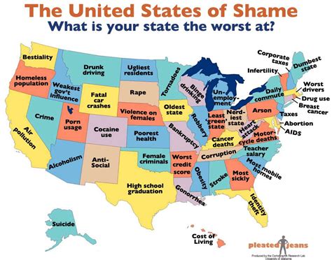 Funny Maps Of America 12 Us Maps You Wont Find In A Textbook Time