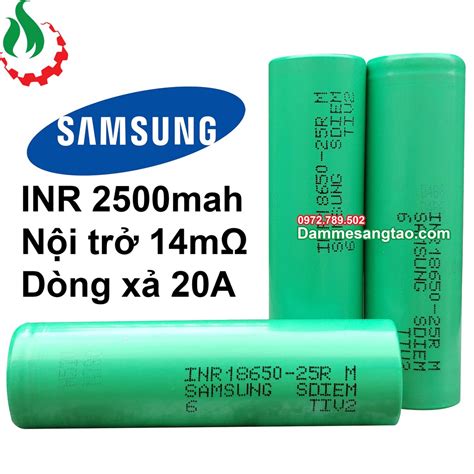 Cell Pin 18650 Samsung 25rm 2500mah Xả 20a Shopee Việt Nam