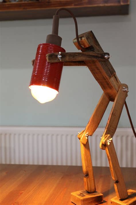 Robot Lamp Barrel Lamp Desk Lamp Vintage Lamp Reading Light Etsy