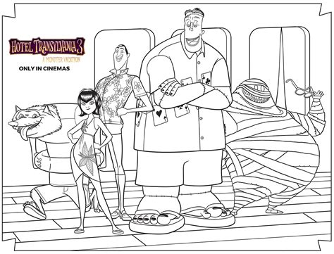 Johnnystein from hotel transylvania 3. Hotel Transylvania Coloring Pages - Best Coloring Pages ...