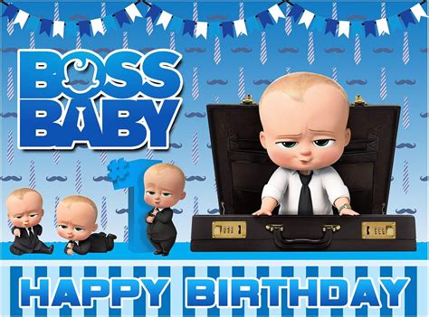 Boss Baby Theme Tarpaulin Clearance Sale