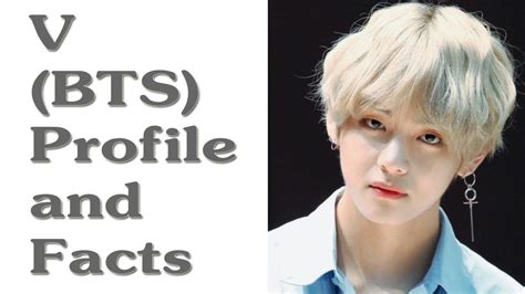 Bts V Profile And Facts Kpop Bts Youtube