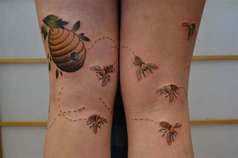 37 Honey Bee Tattoos With Mysterious Meanings Tattooswin