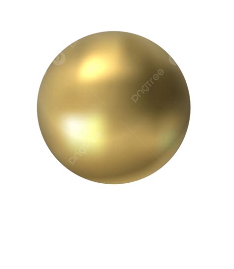 Golden Sphere Vector Art Png Golden Circle Realistic 3d Sphere With