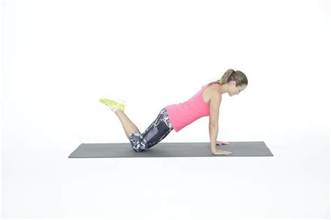 Modified Plank On Knees Selena Gomez Ab Workout Popsugar Fitness Uk