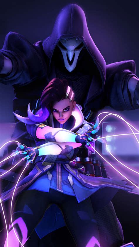 640x1136 Sombra Reaper Overwatch 4k Iphone 55c5sse Ipod Touch