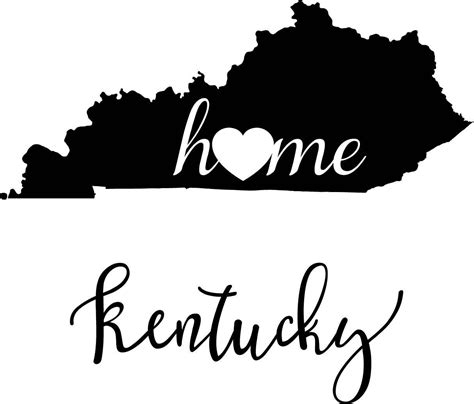 114 Cricut Kentucky Home Svg Svg Png Eps Dxf File Free Svg Files To