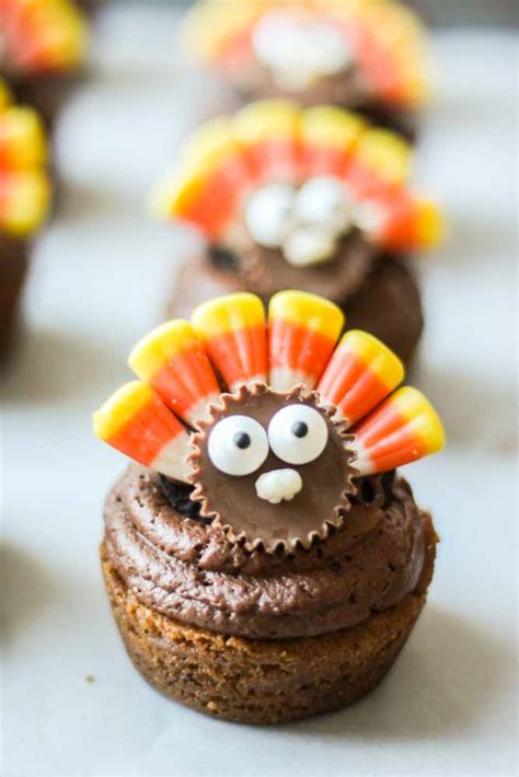 17 thanksgiving desserts for kids. Thanksgiving Cookie Cupcakes - TGIF - This Grandma is Fun