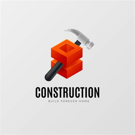 Diseño De Logotipo De Empresa Constructora Vector Premium