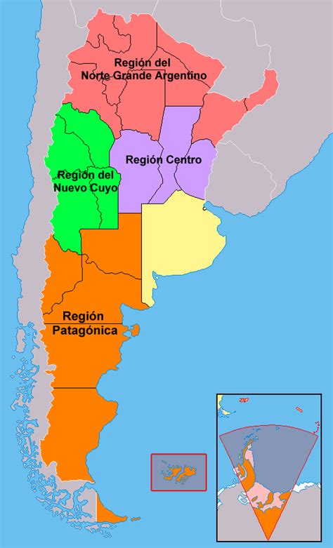 Argentine Régions Intégrées • Carte •