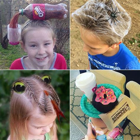 Crazy Hair Day Ideas Popsugar Moms