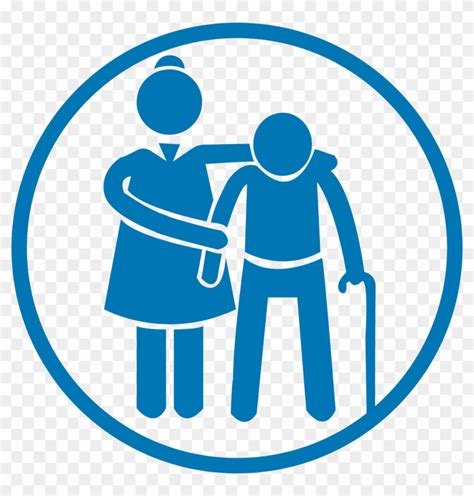 Nursing Care Home Clipart Old People Carers Hd Png Download