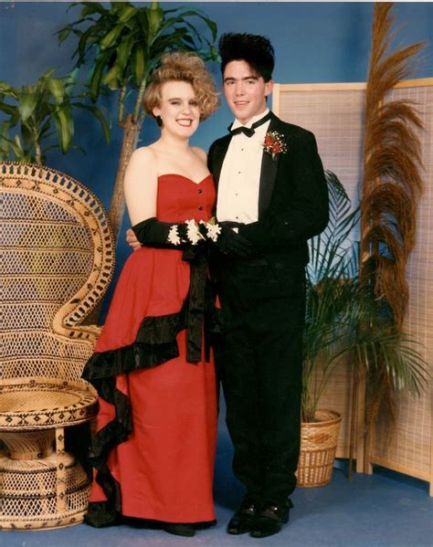 Cool Snaps Of The 1980s Prom Couples Fashion And Clothing People Portraits Electronic Music Big