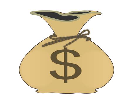 Money Bag Vector Art image - Free stock photo - Public Domain photo png image