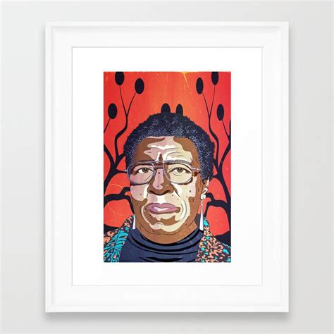 Octavia Butler Portrait Framed Art Print By Megandd1 Society6