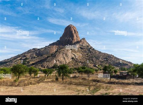 Striking Granite Mountain Sahel Chad Stock Photo Alamy