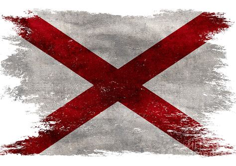 (1) alabama, (2) arkansas, (3) georgia, (4) mississippi and (5). Distressed Alabama Flag Photograph by Jon Neidert
