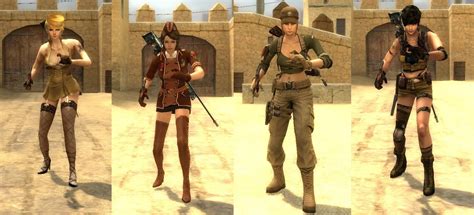 CF Female Character CT T Pack Counter Strike Source Mods