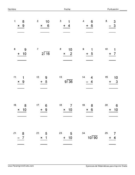 43 687 просмотров 43 тыс. Ejercicios de Matemáticas - Para Imprimir Gratis ...