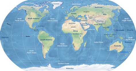 Los 7 Continentes De La Tierra Y Sus Características