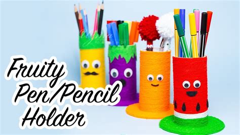 Diy Pencil Holder For Desk How To Make A Pencil Holder With Toilet