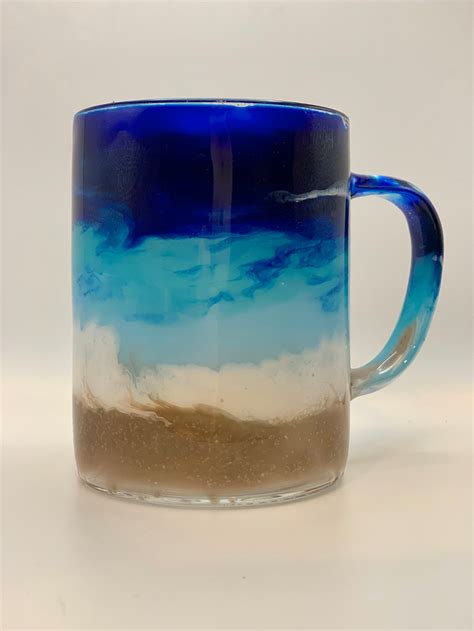 Beach Inspired Coffee Mug Drinking Glasses Coffee Wine - Etsy