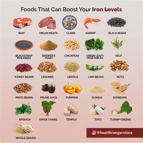 High Iron Foods Foods With Iron Foods High In Iron Food For Iron