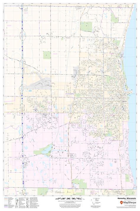 Kenosha Map Wisconsin
