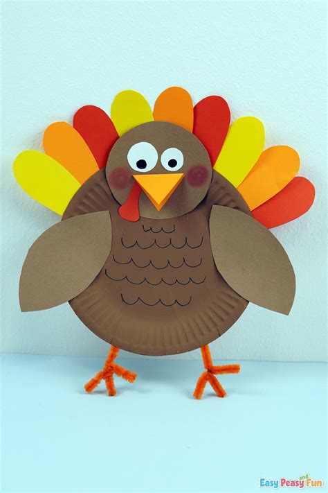 Paper Plate Turkey Easy Peasy And Fun