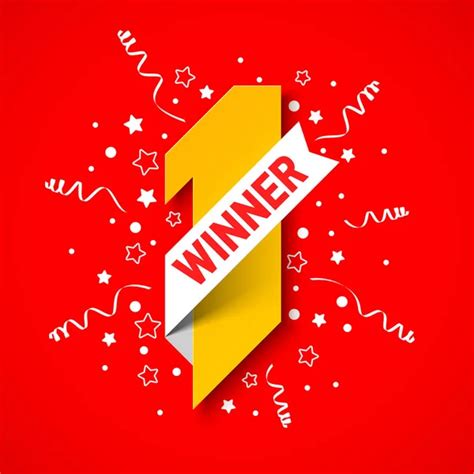 Sign Of First Winner Stock Vector Image By ©alhovik 133669082