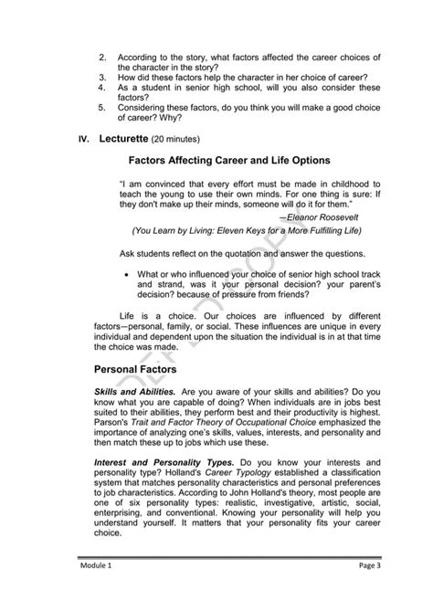 G11 Career Guidance Manual For Teachers