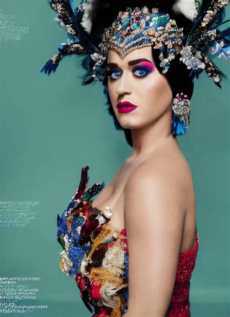 Katy Perry Styled By Nick Knight Posing Full Body Stable Diffusion
