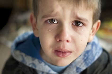 Sad Child Who Is Crying Act For Kids Preventing And