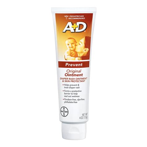 Ad Original Diaper Rash Ointment Skin Protectant 4 Oz