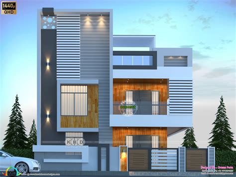 4 Bedroom 2310 Sq Ft Modern Duplex Home Design Kerala Home Design