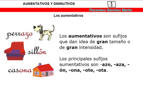 La Clase De Josefina Los Aumentativos