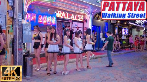 4k Pattaya Nightlife Walking Street Bars Clubs And Agogos Girls May 2022 Thailand