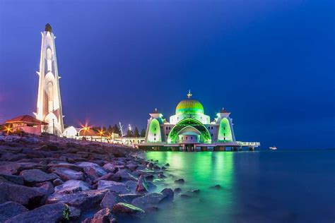 Melaka Straits Mosque The Floating Mosque