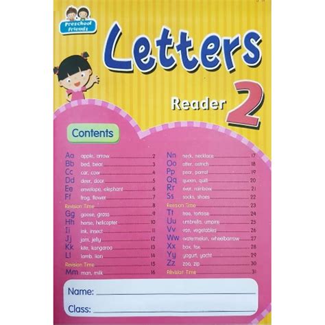 Preschool Friends Letters Reader 2 เพอลังอิ Pelangi Nanmeebooks