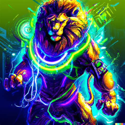 Not Just For Breakfast Anymore On Twitter Lion Cyberwizard With Neon